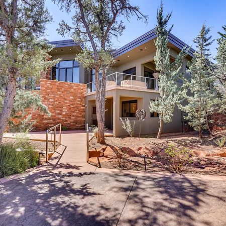 Sedona Couples Retreat With Patio Walk To Trails! Lägenhet Exteriör bild